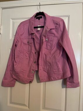Talbots Lilac Jean Jacket NWT